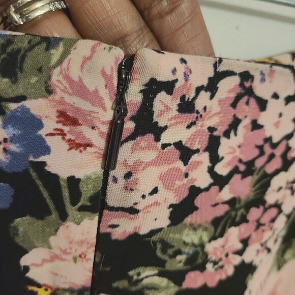 Rebecca Taylor | Women's Lavinia Floral Print Pencil Skirt (Size 2) - Picture 11 of 15